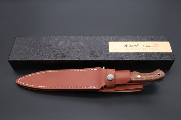 Hattori 傘 SAN-GECKO Limited Edition GECKO-22B Premium Big Fighter (Desert Ironwood Handle)