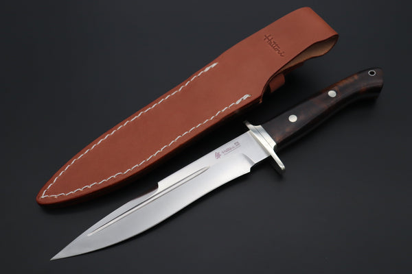 Hattori 傘 SAN-GECKO Limited Edition GECKO-22D Premium Big Fighter (Desert Ironwood Handle)