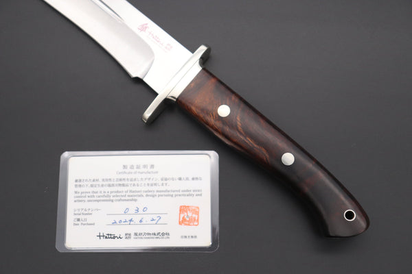 Hattori 傘 SAN-GECKO Limited Edition GECKO-22G Premium Big Fighter (Desert Ironwood Handle)