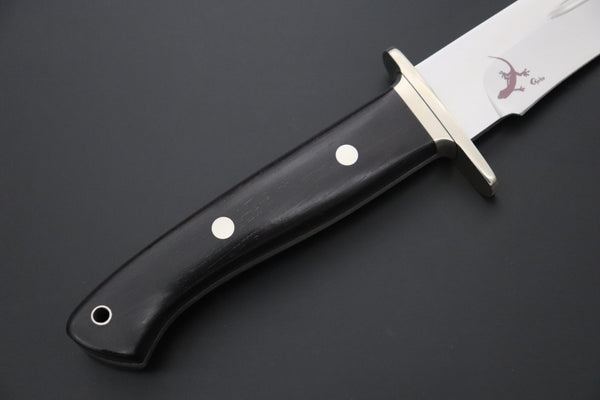Hattori 傘 SAN-GECKO Limited Edition GECKO-24 Premium Big Fighter (African Ebonywood Handle)