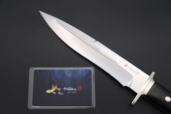 Hattori 傘 SAN-GECKO Limited Edition GECKO-24 Premium Big Fighter (African Ebonywood Handle)