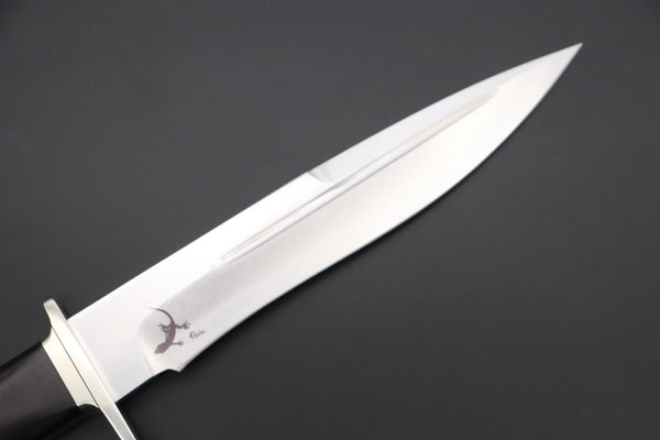 Hattori 傘 SAN-GECKO Limited Edition GECKO-24 Premium Big Fighter (African Ebonywood Handle)