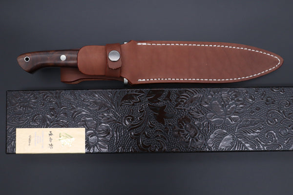 Hattori 傘 SAN-GECKO Limited Edition GECKO-28 Premium Big Fighter (Desert Ironwood Handle)