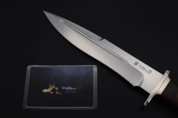 Hattori 傘 SAN-GECKO Limited Edition GECKO-28 Premium Big Fighter (Desert Ironwood Handle)