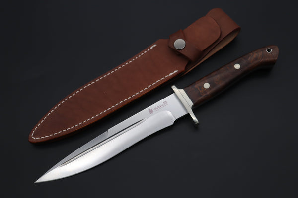 Hattori 傘 SAN-GECKO Limited Edition GECKO-28 Premium Big Fighter (Desert Ironwood Handle)
