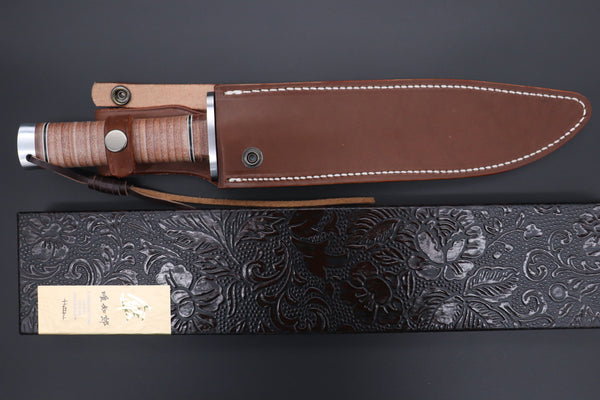 Hattori 傘 SAN-GECKO Limited Edition GECKO-31 Black Bowie Hunter (Hollow Ground)