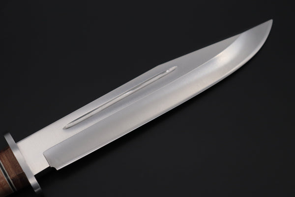 Hattori 傘 SAN-GECKO Limited Edition GECKO-31 Black Bowie Hunter (Hollow Ground)