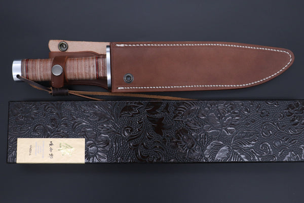 Hattori 傘 SAN-GECKO Limited Edition GECKO-32 Red Bowie Hunter (Hollow Ground)