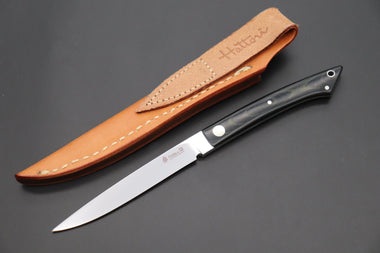 Hattori 傘 SAN Limited Edition SAN-101 Little Fisherman's Utility “Custom Black Micarta Handle”