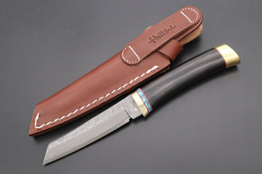 Hattori 傘 SAN Limited Edition SAN-105 "Cowry X Damascus Classic Tanto"