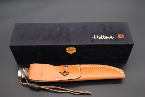 Hattori 傘 SAN Limited Edition SAN-111 Cowry-X Damascus "Classic Final Road Hunter” (Extra Large = Extra Limited)