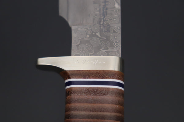 Hattori 傘 SAN Limited Edition SAN-111 Cowry-X Damascus "Classic Final Road Hunter” (Extra Large = Extra Limited)