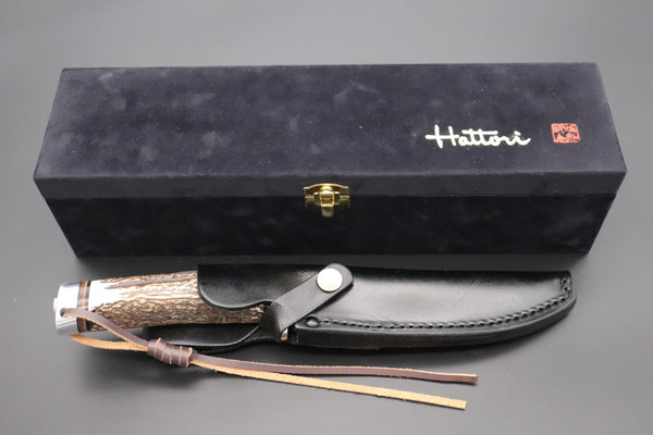 Hattori 傘 SAN Limited Edition SAN-112 Cowry-X Damascus "Final Road Hunter” (Extra Large = Extra Limited)