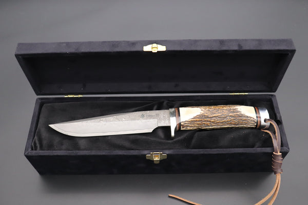 Hattori 傘 SAN Limited Edition SAN-113 Cowry-X Damascus "Final Road Hunter” (Extra Large = Extra Limited)