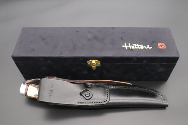 Hattori 傘 SAN Limited Edition SAN-113 Cowry-X Damascus "Final Road Hunter” (Extra Large = Extra Limited)