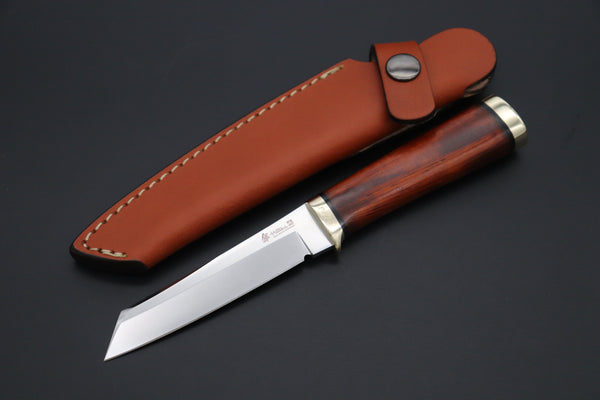 Hattori 傘 SAN Limited Edition  SAN-117-1 "Serial No.1" Custom Classic Tanto (Cocobolo Wood Handle)