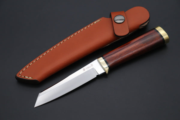 Hattori 傘 SAN Limited Edition  SAN-117-3 "Serial No.3" Custom Classic Tanto (Cocobolo Wood Handle)