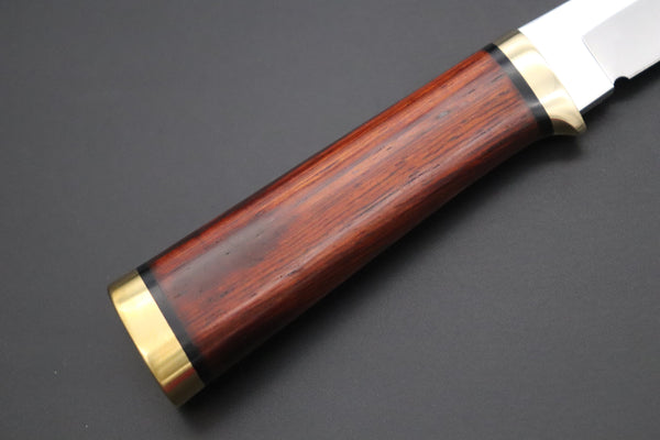 Hattori 傘 SAN Limited Edition  SAN-117-3 "Serial No.3" Custom Classic Tanto (Cocobolo Wood Handle)