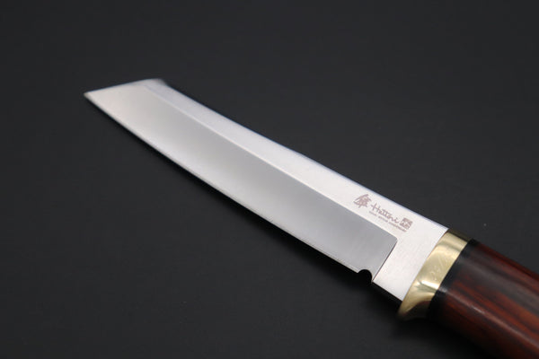 Hattori 傘 SAN Limited Edition  SAN-117-4 "Serial No.4" Custom Classic Tanto (Cocobolo Wood Handle)