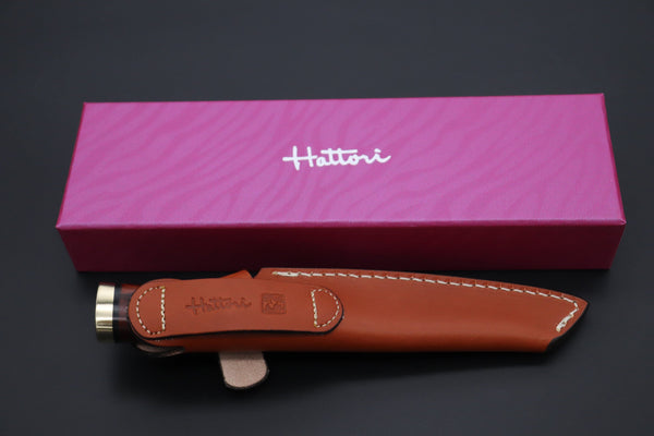 Hattori 傘 SAN Limited Edition  SAN-117-4 "Serial No.4" Custom Classic Tanto (Cocobolo Wood Handle)