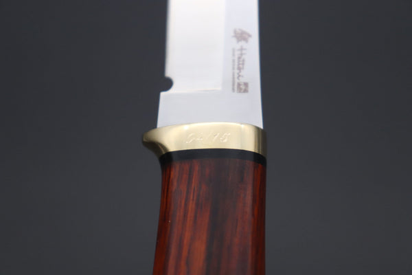 Hattori 傘 SAN Limited Edition  SAN-117-4 "Serial No.4" Custom Classic Tanto (Cocobolo Wood Handle)