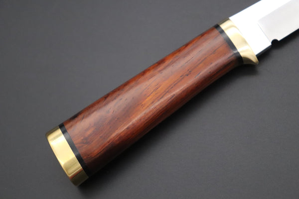 Hattori 傘 SAN Limited Edition  SAN-117-6 "Serial No.6" Custom Classic Tanto (Cocobolo Wood Handle)