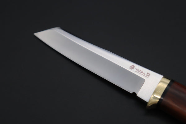 Hattori 傘 SAN Limited Edition  SAN-117-6 "Serial No.6" Custom Classic Tanto (Cocobolo Wood Handle)