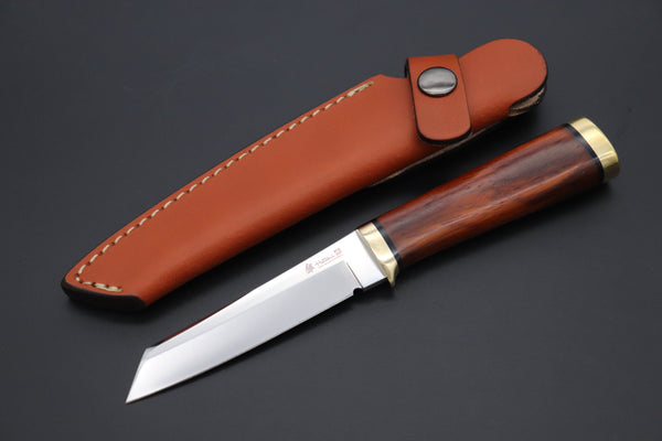 Hattori 傘 SAN Limited Edition  SAN-117-6 "Serial No.6" Custom Classic Tanto (Cocobolo Wood Handle)