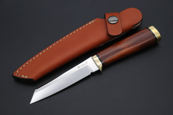 Hattori 傘 SAN Limited Edition  SAN-117-7 "Serial No.7" Custom Classic Tanto (Cocobolo Wood Handle)