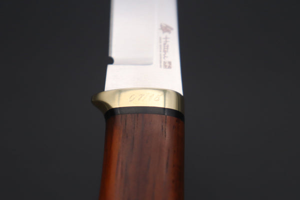 Hattori 傘 SAN Limited Edition  SAN-117-7 "Serial No.7" Custom Classic Tanto (Cocobolo Wood Handle)