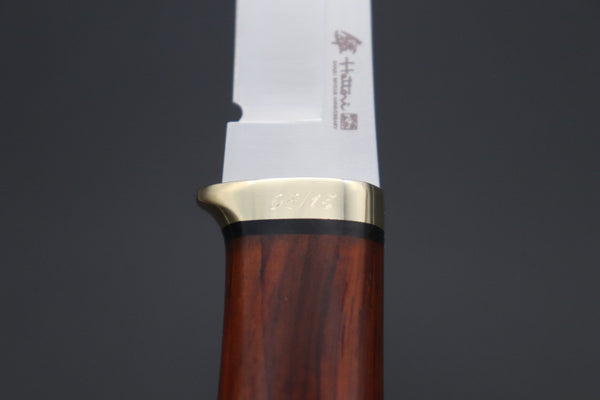 Hattori 傘 SAN Limited Edition  SAN-117-8 "Serial No.8" Custom Classic Tanto (Cocobolo Wood Handle)