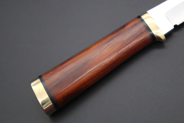 Hattori 傘 SAN Limited Edition  SAN-117-8 "Serial No.8" Custom Classic Tanto (Cocobolo Wood Handle)