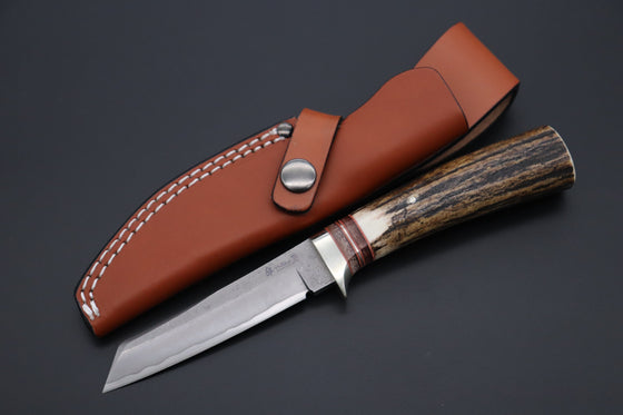 Hattori 傘 SAN Limited Edition SAN-127A "Cowry X Damascus Classic Tanto"
