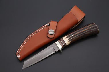 Hattori 傘 SAN Limited Edition SAN-127C "Cowry X Damascus Classic Tanto"