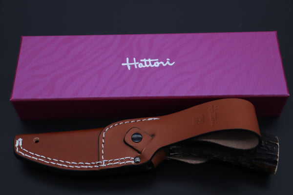 Hattori 傘 SAN Limited Edition SAN-127E "Cowry X Damascus Classic Tanto"