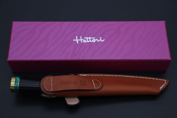 Hattori 傘 SAN Limited Edition SAN-130 "Cowry X Damascus Classic Tanto"