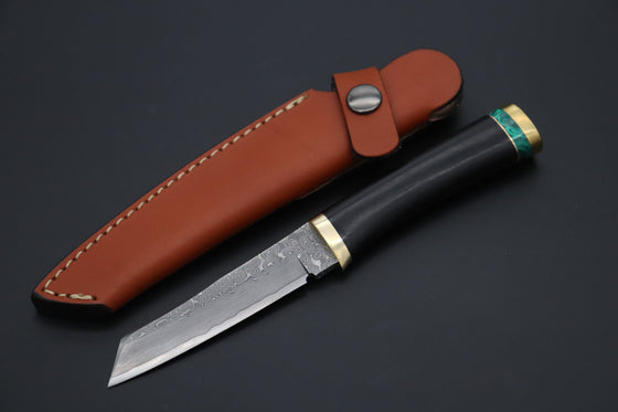 Hattori 傘 SAN Limited Edition SAN-130 "Cowry X Damascus Classic Tanto"
