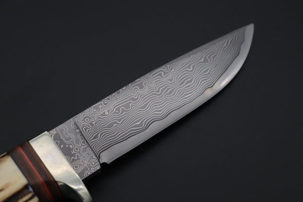 Hattori 傘 SAN Limited Edition SAN-133B Cowry-X Damascus Mighty Wild Hunter
