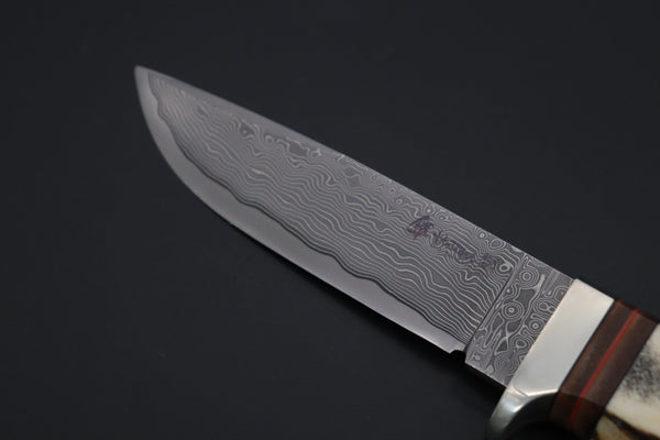 Hattori 傘 SAN Limited Edition SAN-133B Cowry-X Damascus Mighty Wild Hunter
