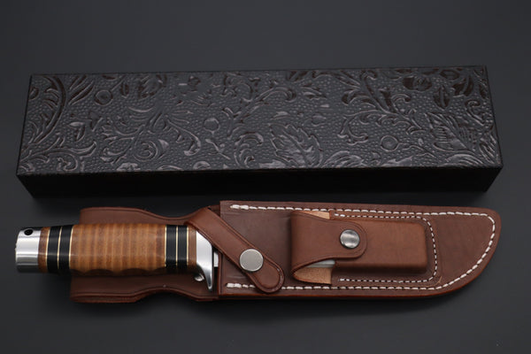Hattori 傘 SAN Limited Edition SAN-141 S.O.G. Bowie Knife, “Hattori Black Edition”