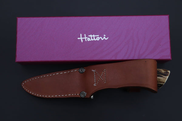 Hattori 傘 SAN Limited Edition SAN-143 Cowry-X Damascus Stream Wild Hunter