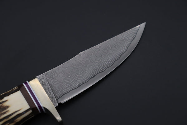 Hattori 傘 SAN Limited Edition SAN-143 Cowry-X Damascus Stream Wild Hunter