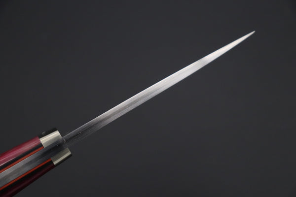 Hattori 傘 SAN Limited Edition SAN-148 Cowry-X Damascus 紅蓮 (Single Bevel Edge )