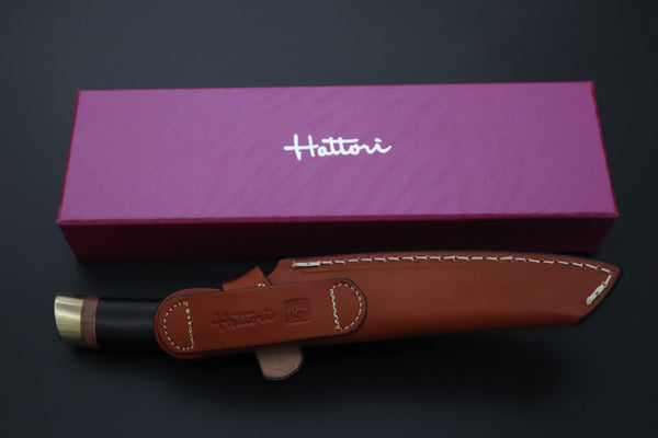 Hattori 傘 SAN Limited Edition SAN-150 "Hattori Natures Edition" Custom Classic Tanto (Custom Combination Wood Handle)