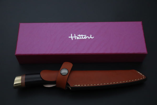 Hattori 傘 SAN Limited Edition SAN-150 "Hattori Natures Edition" Custom Classic Tanto (Custom Combination Wood Handle)