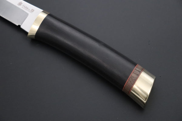 Hattori 傘 SAN Limited Edition SAN-151 "Hattori Natures Edition" Custom Classic Tanto (Custom African Ebony & Walnut Combination Wood Handle)