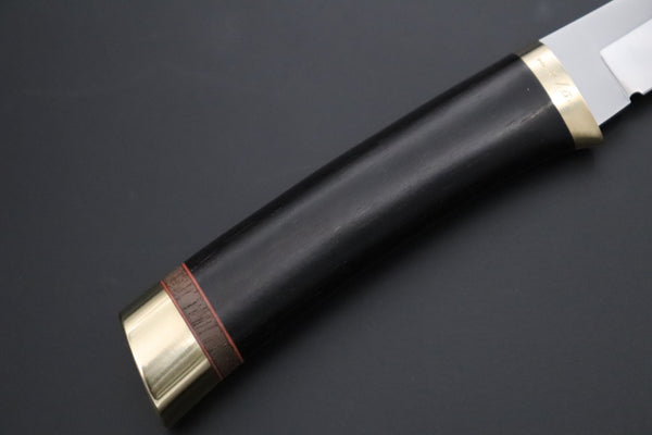 Hattori 傘 SAN Limited Edition SAN-151 "Hattori Natures Edition" Custom Classic Tanto (Custom African Ebony & Walnut Combination Wood Handle)