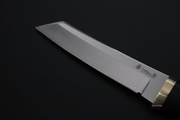 Hattori 傘 SAN Limited Edition SAN-151 "Hattori Natures Edition" Custom Classic Tanto (Custom African Ebony & Walnut Combination Wood Handle)