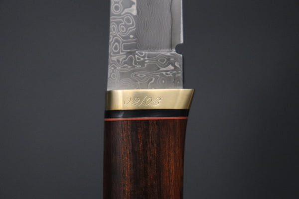 Hattori 傘 SAN Limited Edition SAN-156 "Cowry X Damascus Classic Tanto"