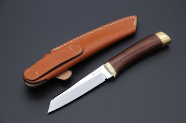 Hattori 傘 SAN Limited Edition  SAN-65-1 Classic Tanto (Desert Ironwood Handle)